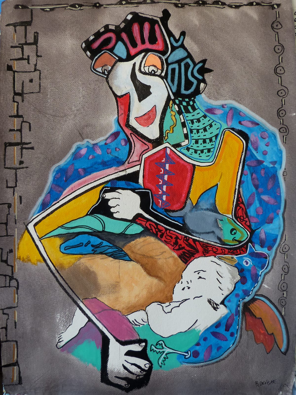 Mère à l'enfant — Bernard Devisme