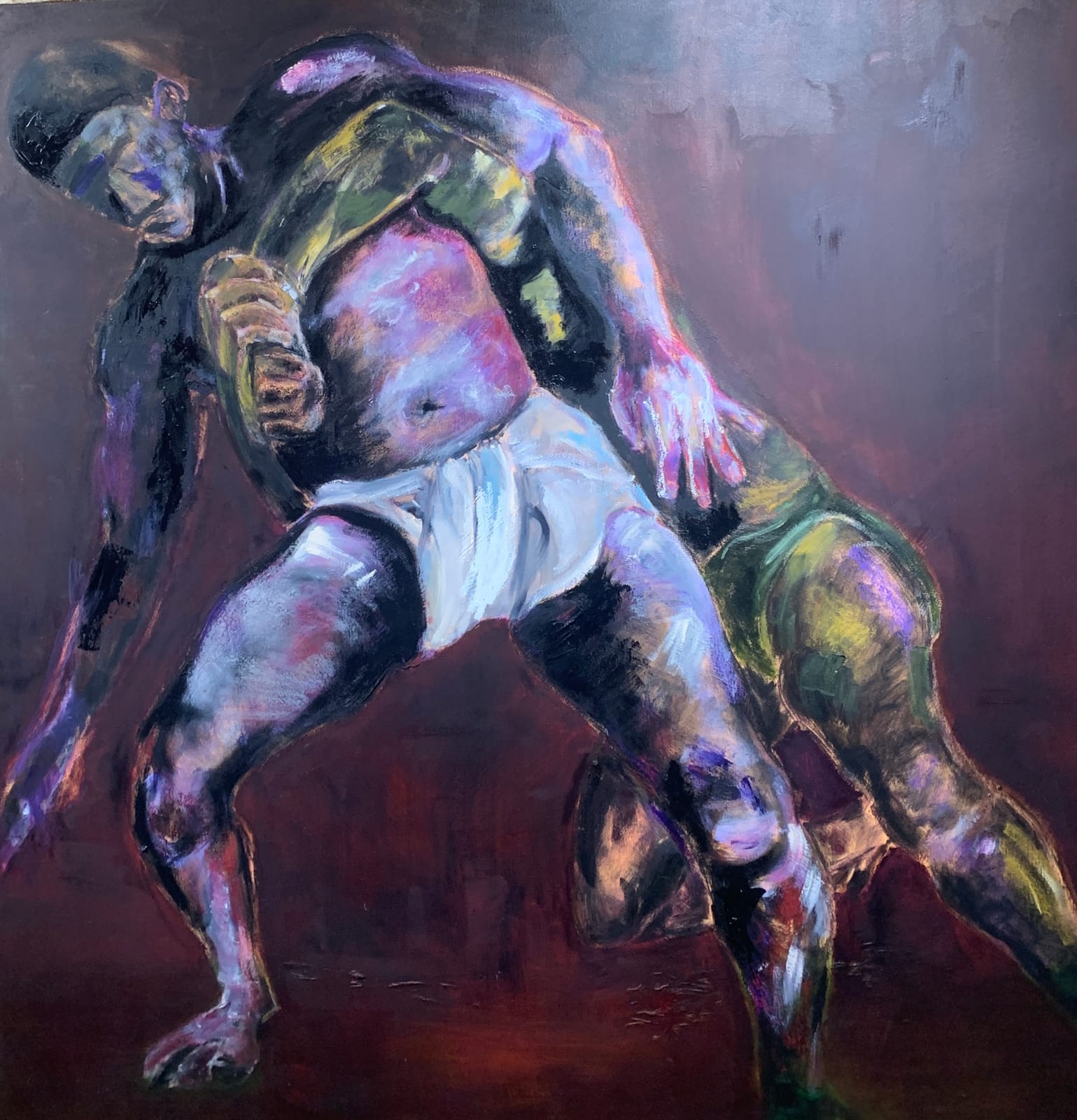 Les Lutteurs — Catherine Delcan