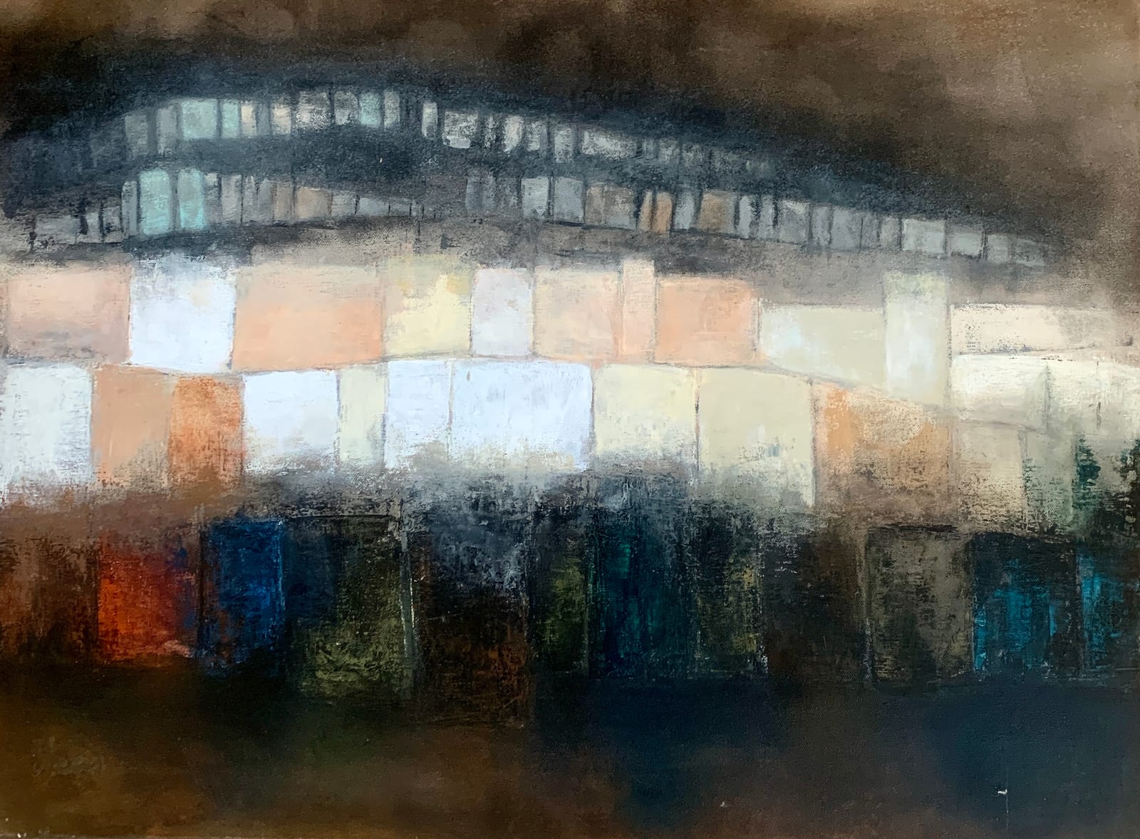 Crépuscule sur la ville 1 — Lydia Léas