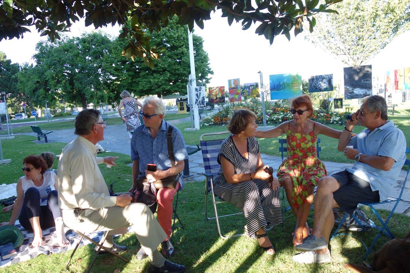 Convivialité entre artistes