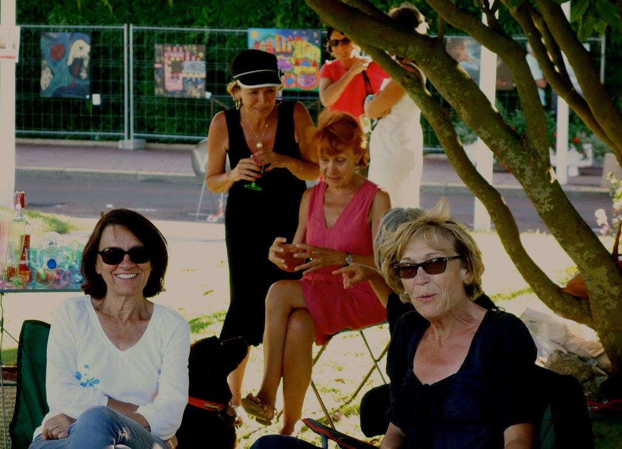 Les membres aux Jardins de la Mer