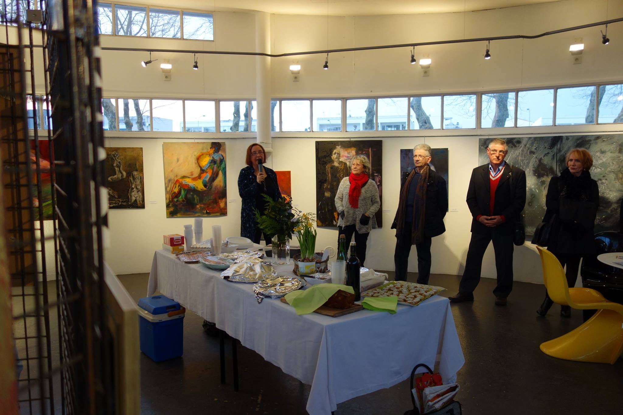 Inauguration d'une exposition